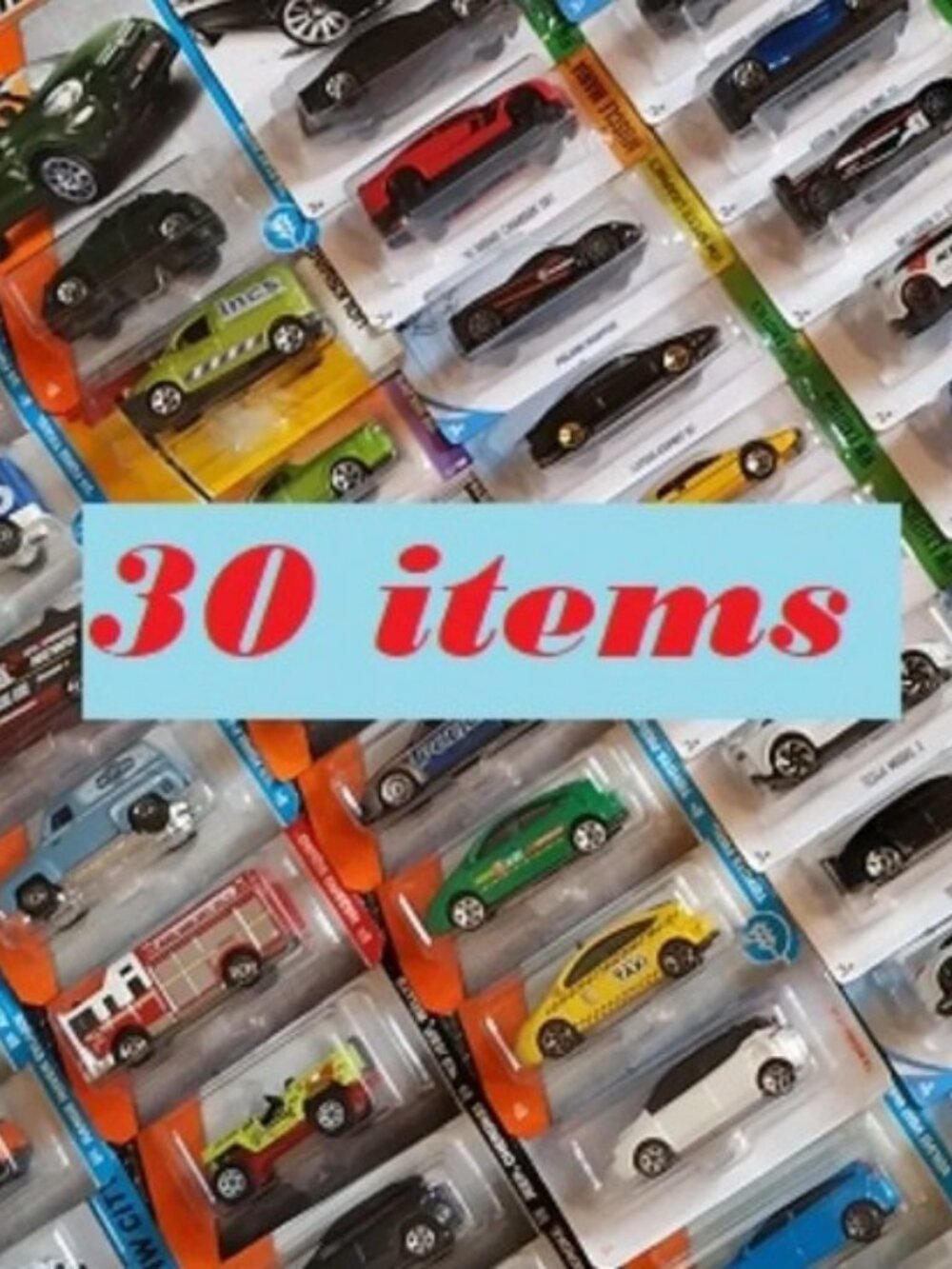 🚗 Hot Wheels Mainline & Matchbox, Lot of 30 Car Toys 1:64 🚗 Collector🚗Play⛳
